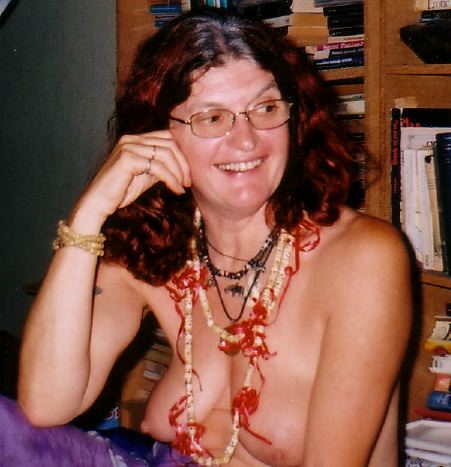 Margaret looking happy